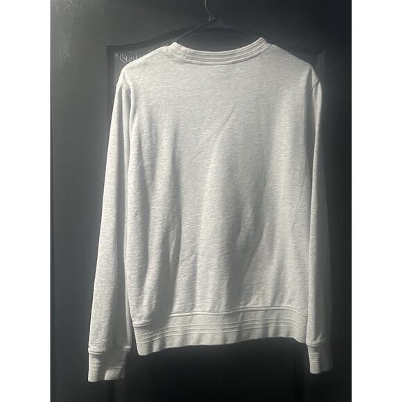 Psycho Bunny Men's Gray Solid Embroidered Logo Pullover Sweatshirt Small - Picture 3 of 6